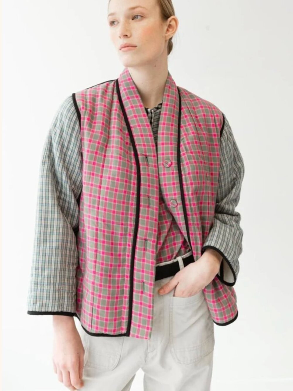 CARON CALLAHAN Tao Quilted Jacket - size M